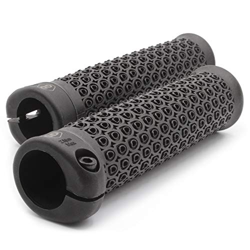 GD Grip Division ® Puños para manillar de bicicleta MTB con bloqueo de bloqueo, color negro