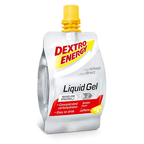 GEL LIQUIDO DEXTRO ENERGY LIMON+CAFEINA 60 ml 18U