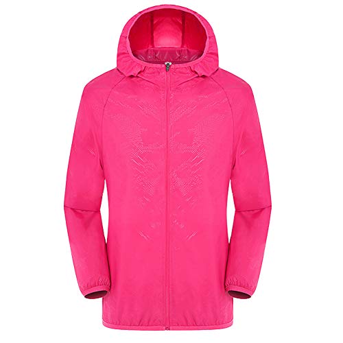 Gelentea Chaqueta cortavientos ultraligera, impermeable, transpirable, resistente al viento, para hombres y mujeres