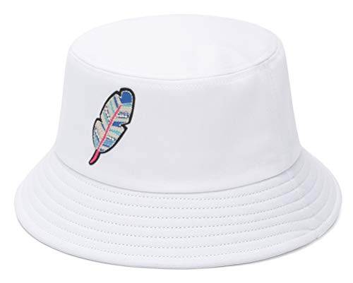 GEMVIE-Gorro Pescador Mujer Sombrero Pescador Hombre Bucket Hat de ala Ancha Protección Solar Gorro Pesca Plegable Sombreros Cubo Verano