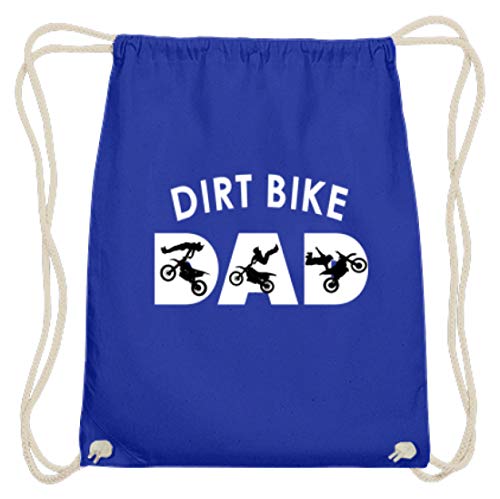 generisch Dirt Bike – Bikes, bicicleta de montaña, Dirt Jump, bicicletas, salto de suciedad, ciclismo, deportistas – Algodón Gymsac, color Azul real., tamaño 37cm-46cm