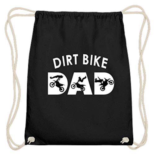generisch Dirt Bike – Bikes, bicicleta de montaña, Dirt Jump, bicicletas, salto de suciedad, ciclismo, deportistas – Algodón Gymsac, color Negro , tamaño 37cm-46cm