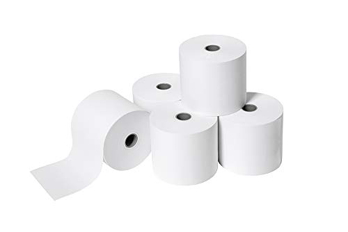 GENIE 11175 - Rollos de papel, 57x 40x 12 mm, Blanco, paquete de 5