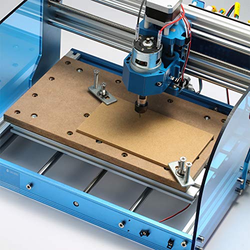 Genmitsu - Juego de 4 abrazaderas de sujeción para mini pista, compatible con 3018-PRO/3018-MX3/3018-PROVer CNC Router Machine