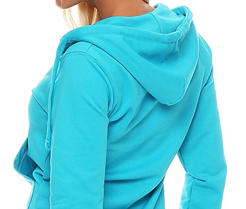 Gennadi Hoppe Chaqueta deportiva para mujer., turquesa, XL