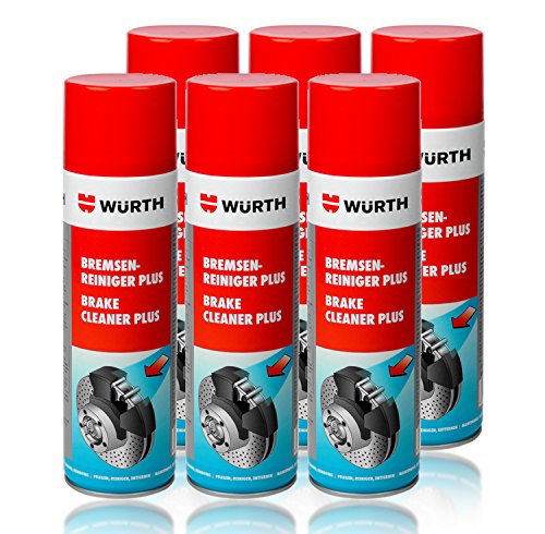 Genuine Wurth freno limpiador disolvente en aerosol spray 500 ml x1