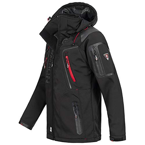 Geographical Norway 79B1 Espoo Herren Softshell Jacke Schwarz Gr. L