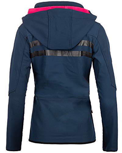 Geographical Norway - Chaqueta softshell para mujer azul marino S