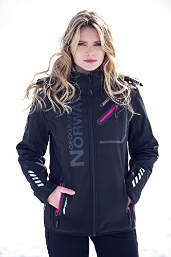 Geographical Norway - Chaqueta softshell para mujer azul marino S