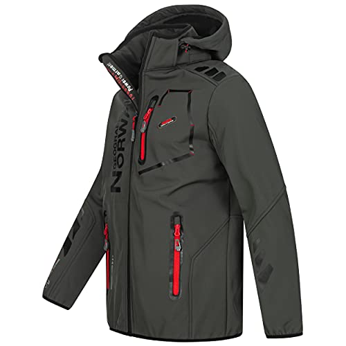 Geographical Norway Vantaa - Chaqueta para hombre (softshell), Gris 02., L