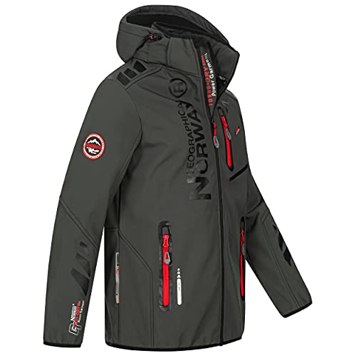 Geographical Norway Vantaa - Chaqueta para hombre (softshell), Gris 02., L