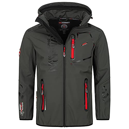 Geographical Norway Vantaa - Chaqueta para hombre (softshell), Gris 02., L