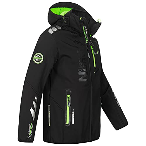 Geographical Norway Vantaa - Chaqueta para hombre (softshell), Negro 02., L