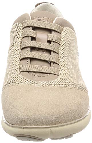 Geox D NEBULA C Zapatillas Mujer, Beige (Cream C0423), 41 EU