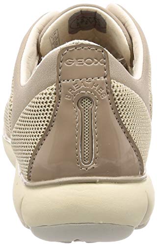 Geox D NEBULA C Zapatillas Mujer, Beige (Cream C0423), 41 EU