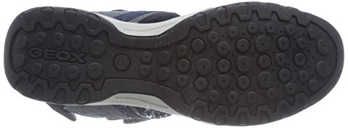 Geox J Borealis Boy B, Sandalias Punta Cerrada Niños, Gris (Dk Grey/ Navy C0739), 31 EU