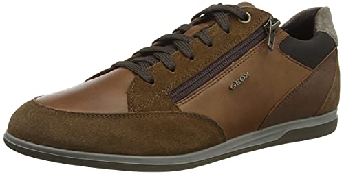 Geox Man U RENAN E SHOES BROWNCOTTO/LT BROWN 44_EU