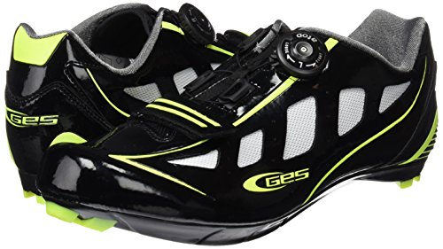 Ges Speed Zapatilla de Ciclismo de Ruta, Hombre, Negro, 41