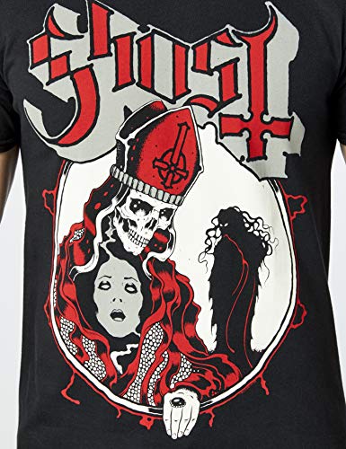 Ghost Hired Possession Camiseta Manga Corta, Negro, M para Hombre