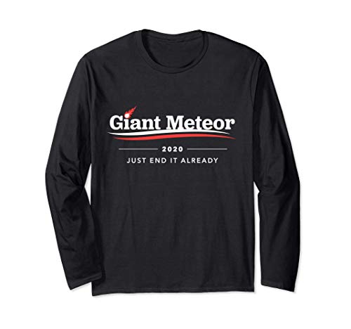 Giant Meteor 2020 Just End Ie ya diseño Manga Larga