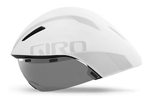 Giro Aerohead MIPS - Casco Triple, Unisex, Color Blanco/Plateado, tamaño Medium/55-59 cm
