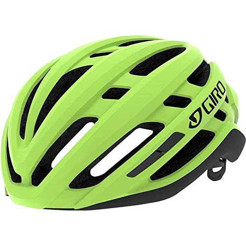 Giro Agilis Casco de Bicicleta, Unisex Adulto, Amarillo Fluorescente, M | 55-59cm