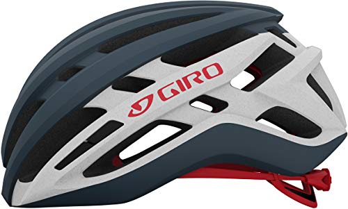 Giro Agilis Casco, Hombre, Matte Portaro Grey/White/Red, L