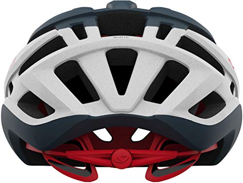 Giro Agilis Casco, Hombre, Matte Portaro Grey/White/Red, L