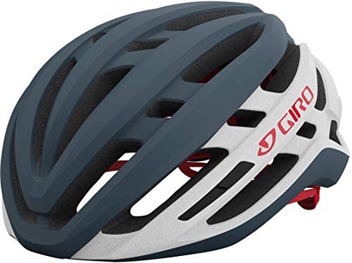 Giro Agilis Casco, Hombre, Matte Portaro Grey/White/Red, L