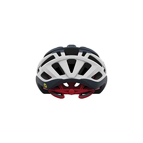 Giro Agilis MIPS - Casco para hombre, mate, color gris y blanco y rojo