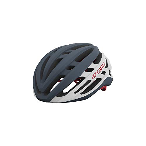 Giro Agilis MIPS - Casco para hombre, mate, color gris y blanco y rojo