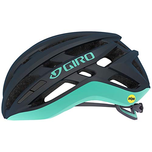 Giro Agilis W MIPS Casco de Bicicleta Road, Mujer, Gris Mate y Rojo, S | 51-55cm