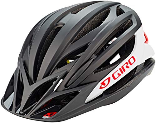 Giro Artex MIPS Casco de Bicicleta Dirt, Unisex Adulto, Negro/Blanco/Rojo, S | 51-55cm