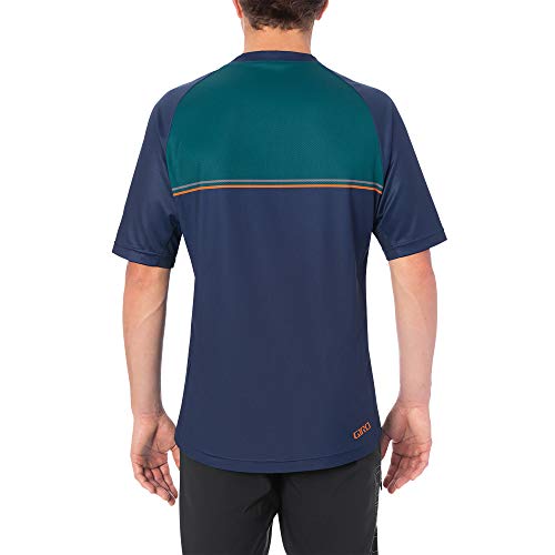 Giro Camiseta Unisex Roust para Hombre, Unisex, Jersey SS, Medianoche Pablo, M