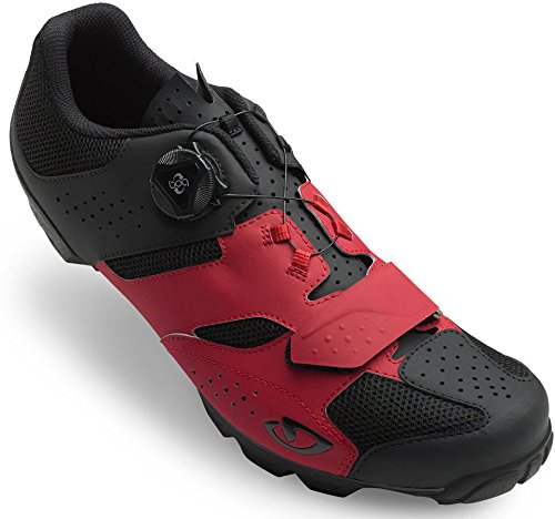 Giro Cylinder, Zapatos de Bicicleta de montaña Hombre, Multicolor (Dark Red/Black 5), 41 EU