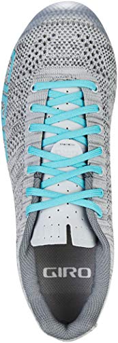 Giro Empire E70 Knit Road, Zapatos de Ciclismo de Carretera Mujer, Multicolor (Grey/Glacier 000), 37.5 EU