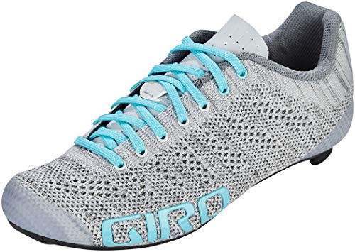 Giro Empire E70 Knit Road, Zapatos de Ciclismo de Carretera Mujer, Multicolor (Grey/Glacier 000), 37.5 EU