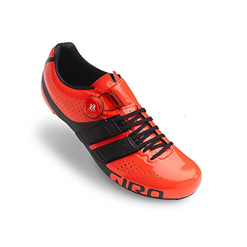 Giro Factor Techlace Road Cycling Shoes 2017 Vermillion/Black 44