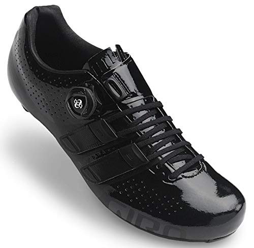 Giro Factor Techlace Road Zapatos de Ciclismo de Carretera Hombre, Negro (Black 000), 42 (7.5 UK)