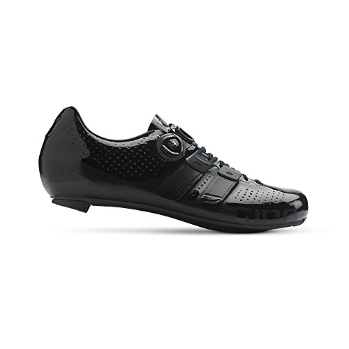 Giro Factor Techlace Zapatillas de triatlón para Bicicleta de Carreras, Hombre, Negro 18, 49