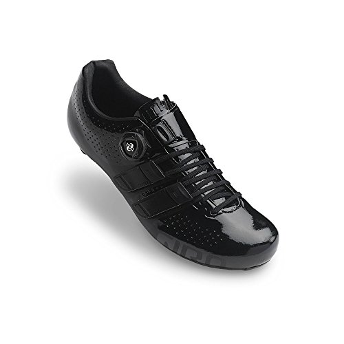 Giro Factor Techlace Zapatillas de triatlón para Bicicleta de Carreras, Hombre, Negro 18, 49