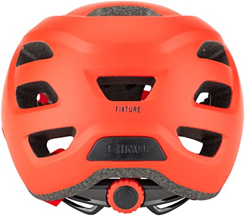 Giro Fixture Casco, Hombre, Matte Trim Red, 54/61