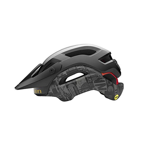 Giro Manifest Spherical Casco, Hombre, Negro Mate/Hypnotic, S