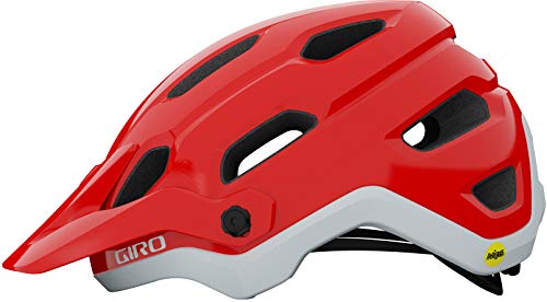 Giro Nine Casco de Bicicleta, Unisex Adulto, Ribete Rojo, S (51-55cm)