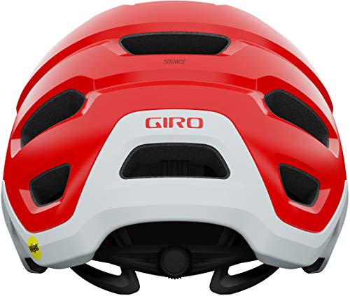 Giro Nine Casco de Bicicleta, Unisex Adulto, Ribete Rojo, S (51-55cm)