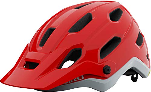 Giro Nine Casco de Bicicleta, Unisex Adulto, Ribete Rojo, S (51-55cm)
