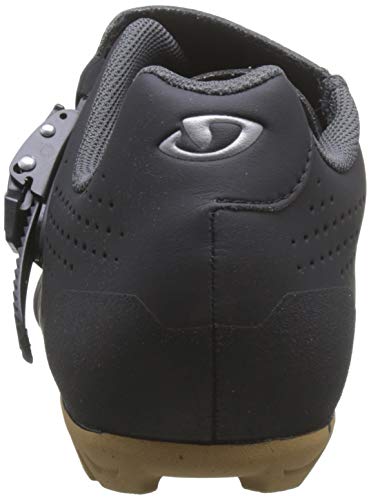 Giro Privateer R Hv MTB, Zapatos de Bicicleta de montaña Hombre, Negro Y Gris, 44.5 EU