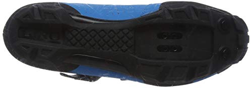 Giro Privateer R MTB, Zapatos de Bicicleta de montaña Hombre, Azul Blue Jewel, 45 EU