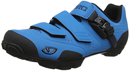 Giro Privateer R MTB, Zapatos de Bicicleta de montaña Hombre, Azul Blue Jewel, 45 EU