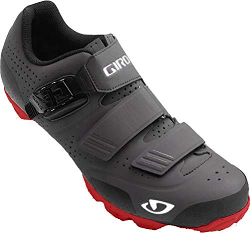 Giro Privateer R MTB, Zapatos de Bicicleta de montaña Hombre, Darkshadow Dark Red, 48 EU
